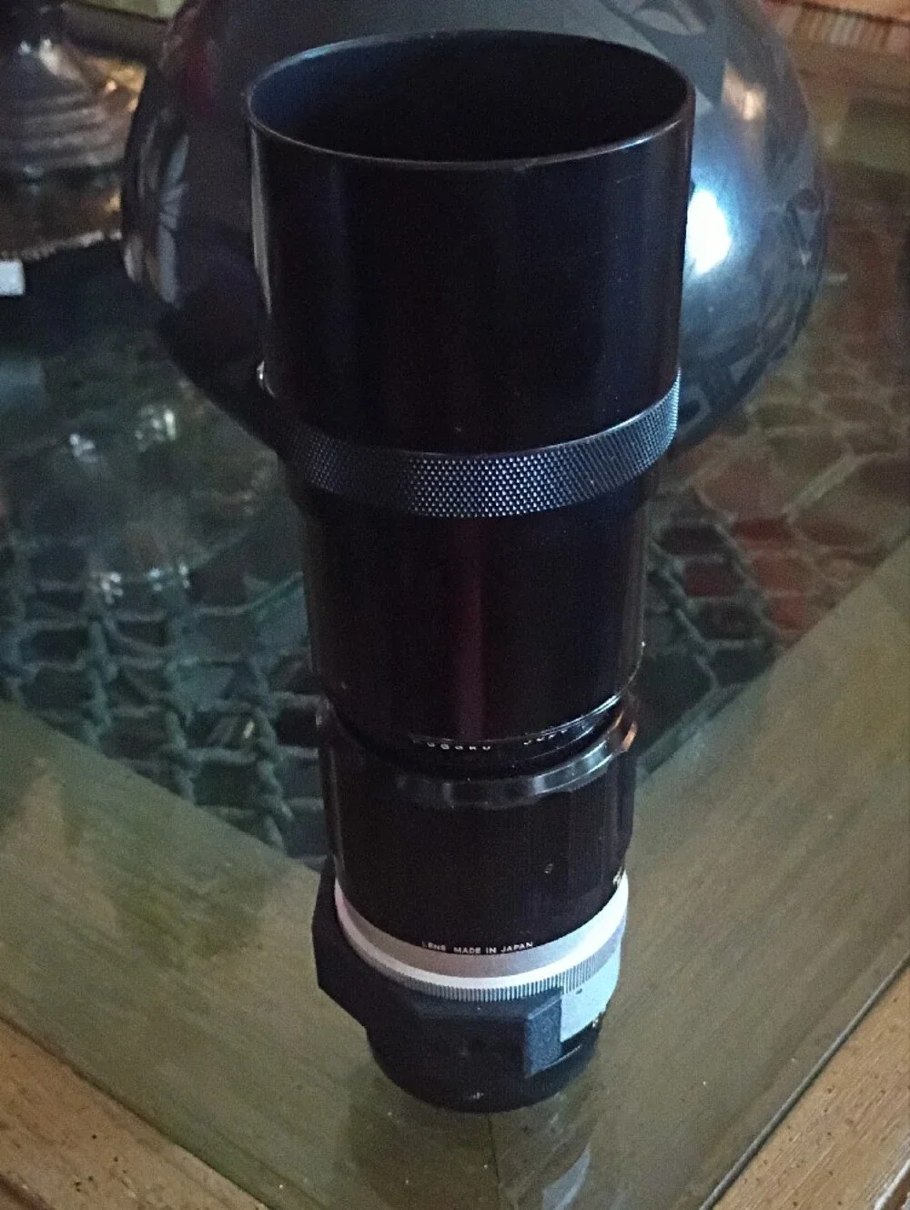 Nikkor 300mm Black Telephoto Camera Lens - Nippon Kogaku Japan - 4211229